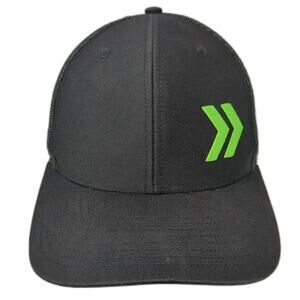 Get Moving Forward Snapback Trucker Hat Black One Size Mesh Back Name Brand